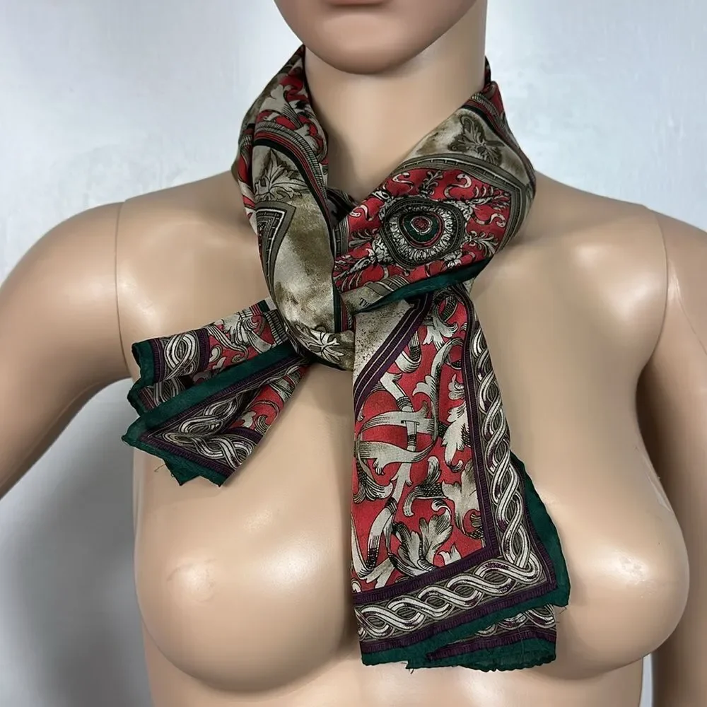 The Vera Studio Vintage Lightweight Printed Rectangle Scarf